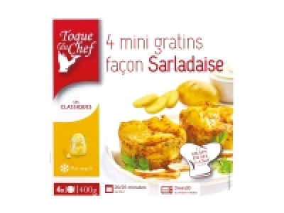 4 mini gratins façon sarladaise 2.49 €