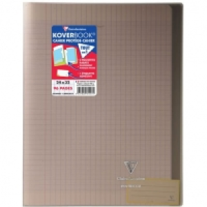 CLAIREFONTAINE Cahier piqué polypro Koverbook 24x32cm 96 pages grands  3.40 €