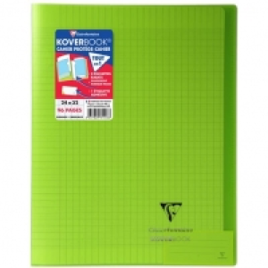 CLAIREFONTAINE Cahier piqué polypro Koverbook 24x32cm 96 pages grands  3.40 €