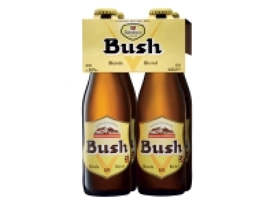 4 bières blondes Bush 5.99 €