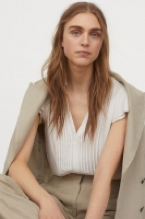 Blouse à plis nervure 12.99 €
