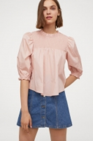 Blouse smockée en coton 7.99 €