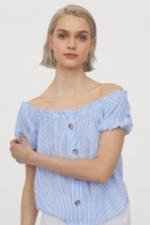 Blouse épaules nues courte 6.99 €