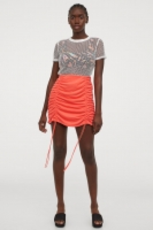 Jupe drapée en mesh 9.99 €
