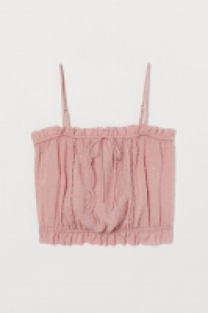 HM  Crop top avec dentelle