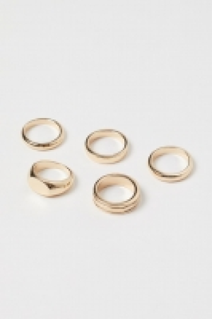 Lot de 5 bagues 6.99 €