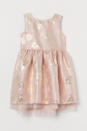 HM  Robe en brocart avec tulle