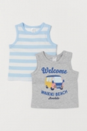 Lot de 2 débardeurs en coton 5.99 €