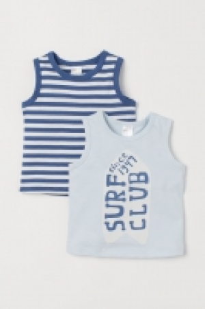 Lot de 2 débardeurs en coton 6.99 €