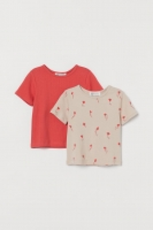 Lot de 2 T-shirts en coton 12.99 €