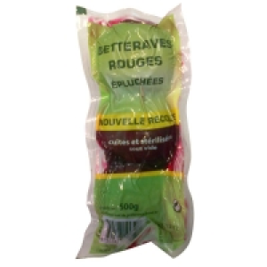 Betterave cuite - Sans résidu de pesticides 500g Catégorie 1 - Origine