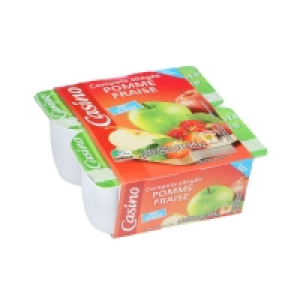 Compote pomme fraise allégée 4x100g 1.49 €