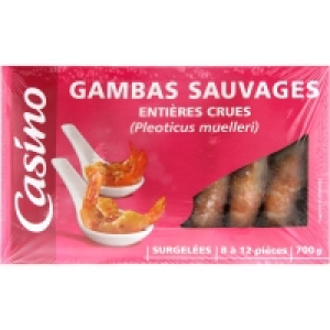 Gambas sauvages - Entières - crues 700g 17.20 €