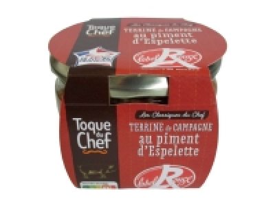 Terrine de campagne au piment dEspelette 1.85 €