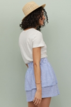 Jupe volantée en coton 9.99 €