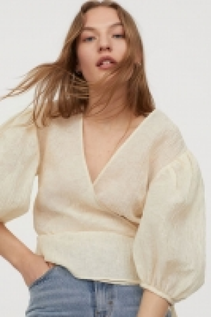 Blouse croisée à effet froissé 12.99 €