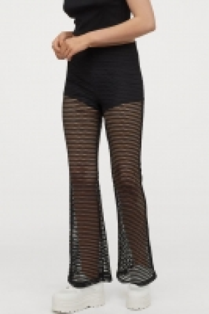 HM  Legging évasé en mesh