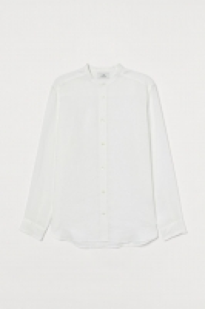 Chemise en lin à col mao 34.99 €
