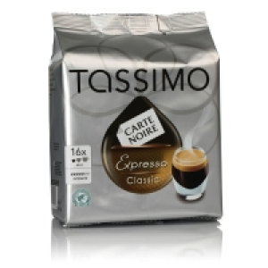 Spar Carte Noire Tassimo - Expresso classic - Café - Dosettes rigides - Intensité 5 x16