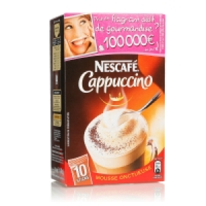 Nestle Nescafé - Cappuccino - Café soluble - Sticks - 10 tasses 140g