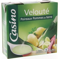 Spar Casino Velouté - Poireaux pommes de terre - Brique 2x30cl
