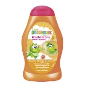 Spar Les Doodingues Bain douche pêche abricot 250ml