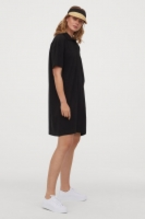 HM  Robe en piqué de coton