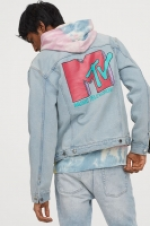 Veste en jean avec motif 34.99 €
