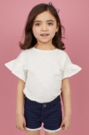 Short en twill avec dentelle 5.99 €