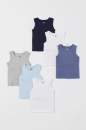 Lot de 6 débardeurs en coton 12.99 €