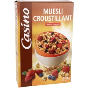 Casino Muesli croustillant aux fruits rouges 500g