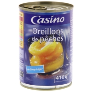 Casino Pêches au sirop léger 235g