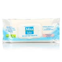 Spar Mixa Lingettes bébé au lait x72
