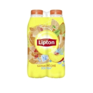Lipton Boisson au thé - Saveur peche 4x50cl
