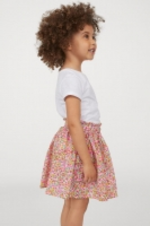HM  Jupe en coton à motif