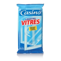 Spar Casino Lingettes nettoyantes - Vitres - 3 en 1 - 20 lingettes x20