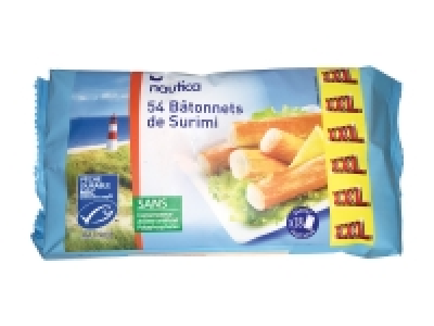 54 bâtonnets de surimi saveur crabe MSC