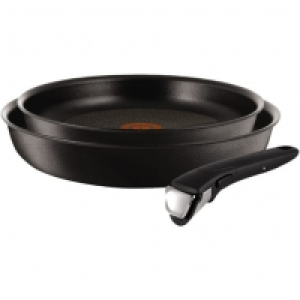 Auchan Tefal TEFAL Set 2 poêles 24/28cm + poignée INGENIO EXPERTISE