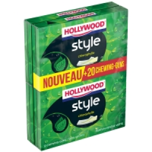 Spar Hollywood Style - Chewing-gum - Parfum menthe verte 4x12