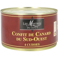 Spar Les Mestres Du Gout Confit de canard - 4 cuisses 1,35kg