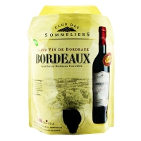 Spar Club Des Sommeliers Bordeaux - AOC - Alc. 12,5% vol.- Vin rouge 3l