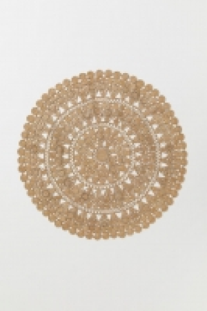 HM  Tapis ajouré en jute