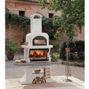 Auchan Palazzetti PALAZZETTI Combiné four et barbecue CAPRI 2