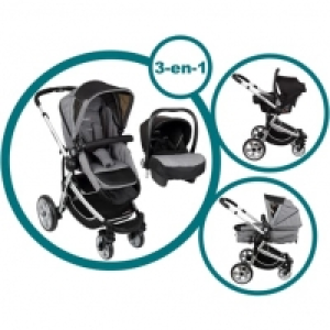 TROTTINE Poussette combinée 3 en 1 Horizon - Grise/Noir 254.00 €