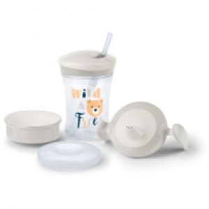 Auchan Nuk NUK Set dapprentissage Evolution Cup - 1 tasse et 2 embouts