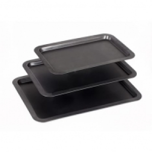 SECRET DE GOURMET Lot de 3 plaques de cuisson four en acier - revêteme 14.90 €
