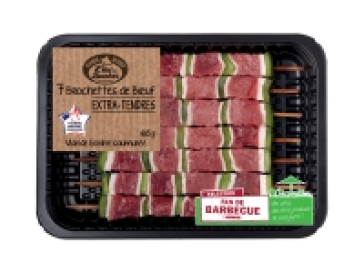 7 brochettes de buf 6.99 €