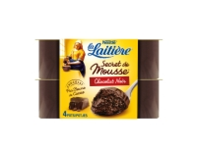 La Laitière Secret de Mousse chocolat noir 1.80 €