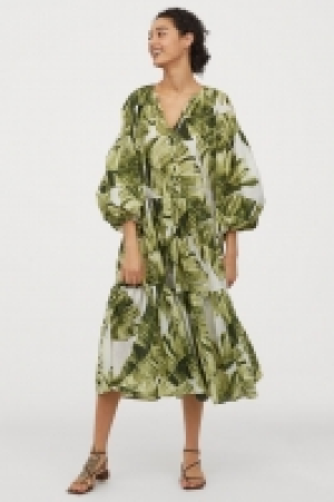 Robe en coton à manches ballon 17.99 €