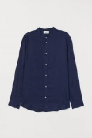 Chemise en lin à col mao 29.99 €